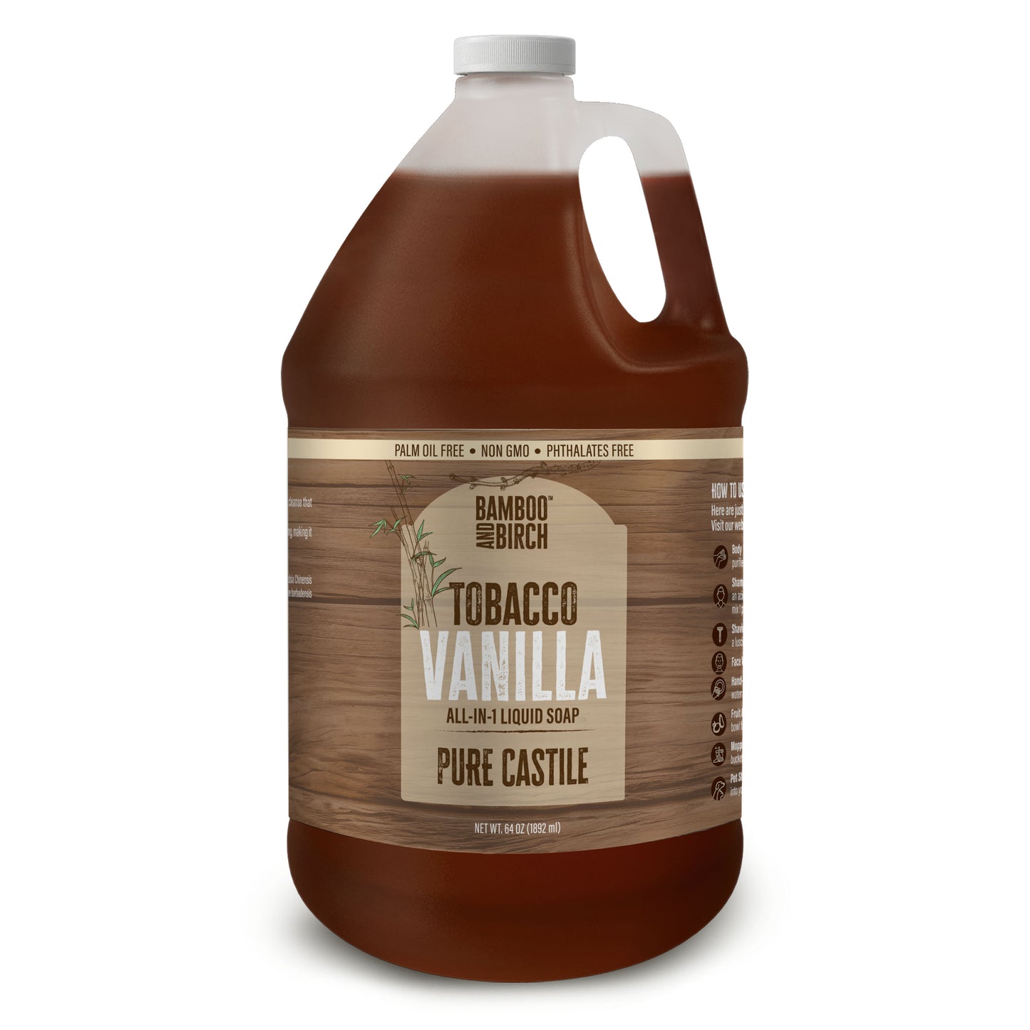 Pure Castile Soap, Tobacco Vanilla