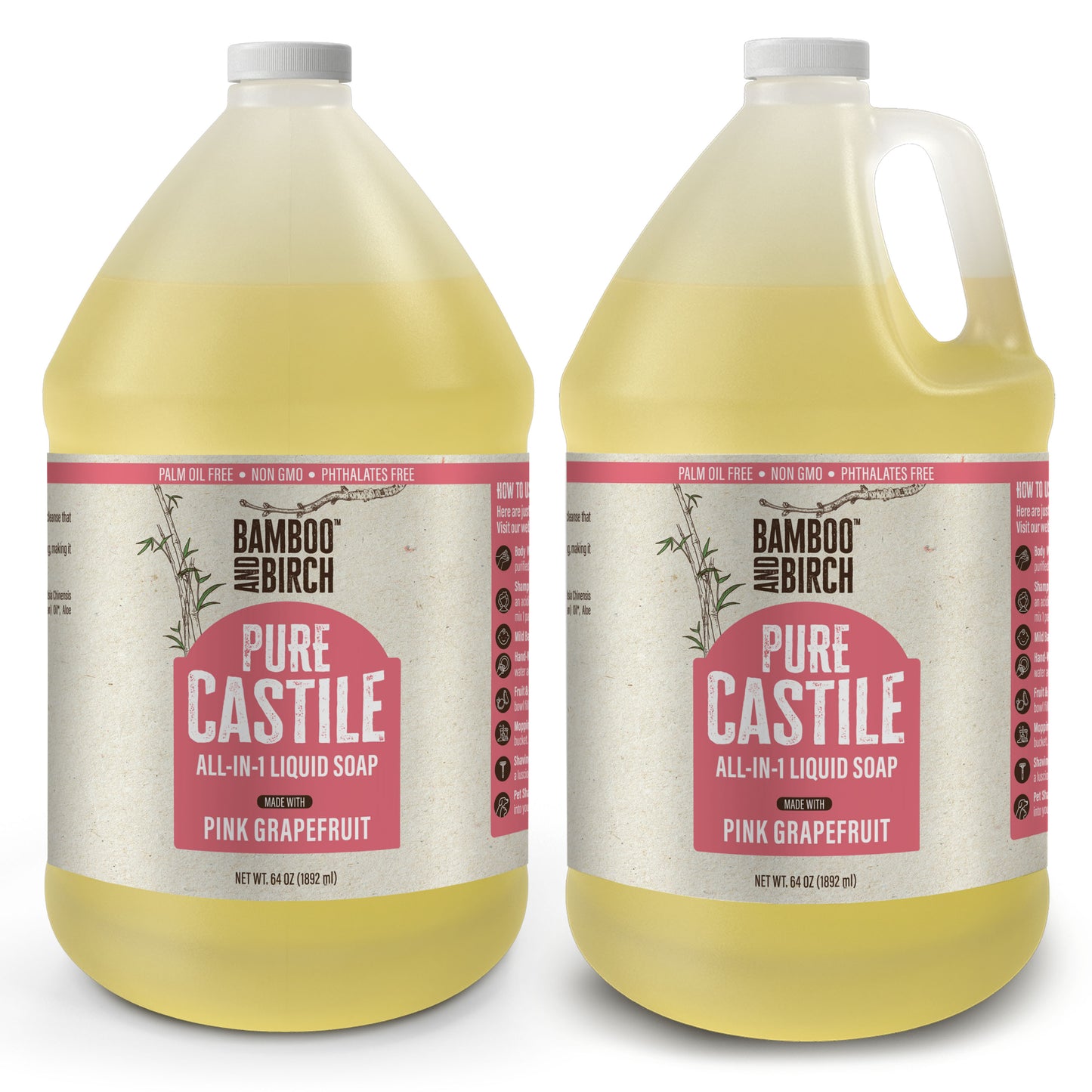 Pure Castile Soap, Pink Grapefruit