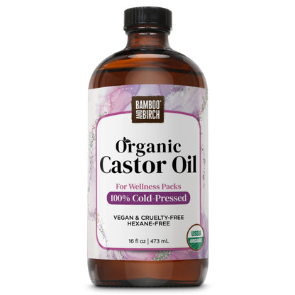 Organic Cold Pressed Castor Oil, 16 fl oz