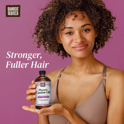 Organic Cold Pressed Castor Oil, 16 fl oz