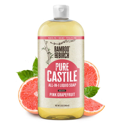 Pure Castile Soap, Pink Grapefruit
