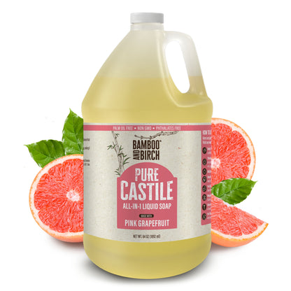 Pure Castile Soap, Pink Grapefruit