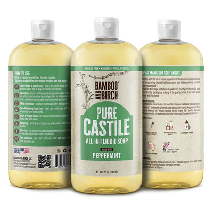 Pure Castile Soap, Peppermint