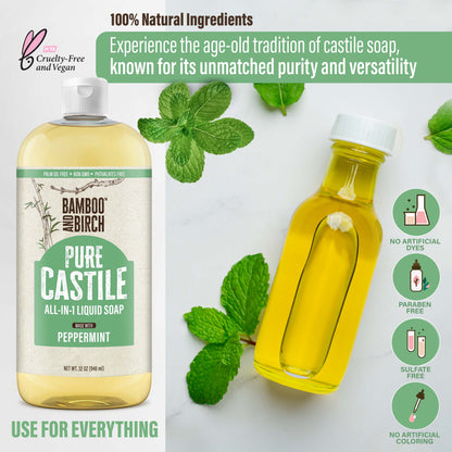 Pure Castile Soap, Peppermint