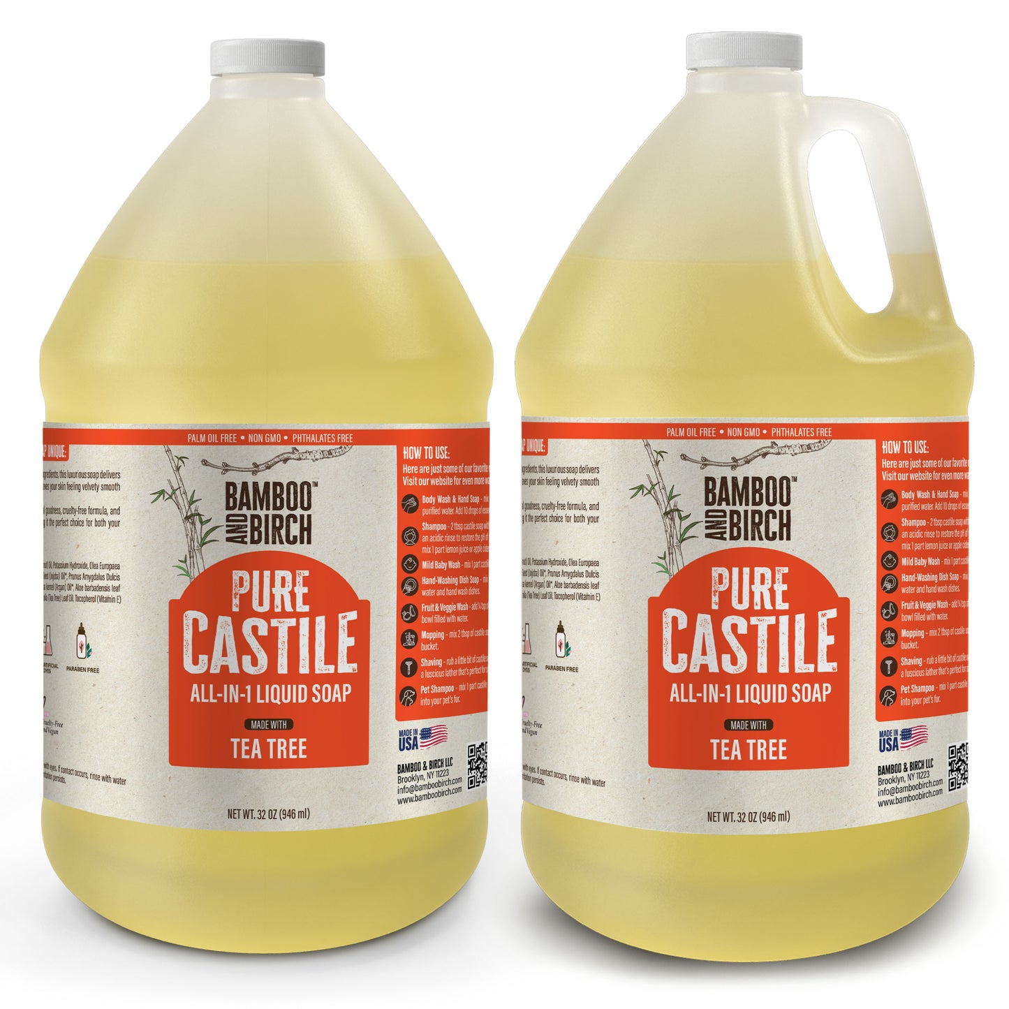Pure Castile Soap, Tea Tree