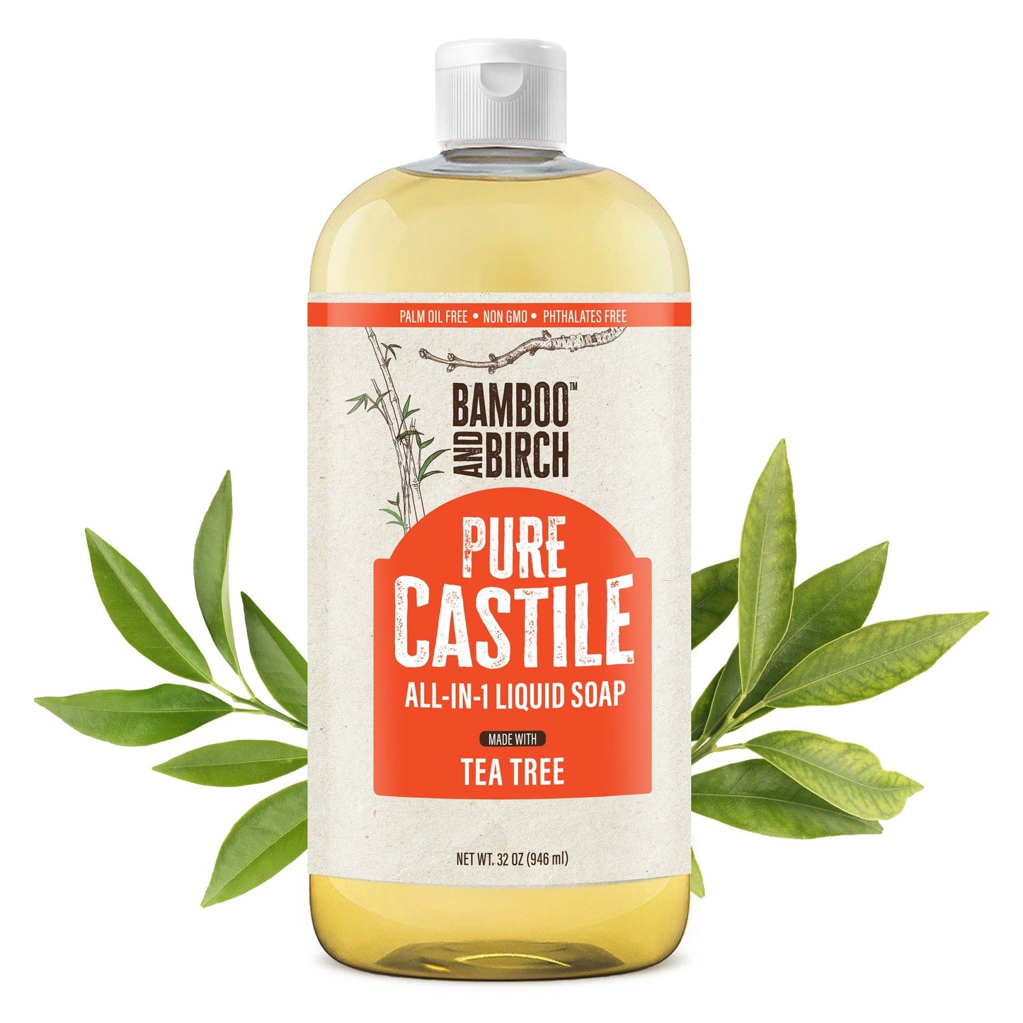 Pure Castile Soap, Tea Tree