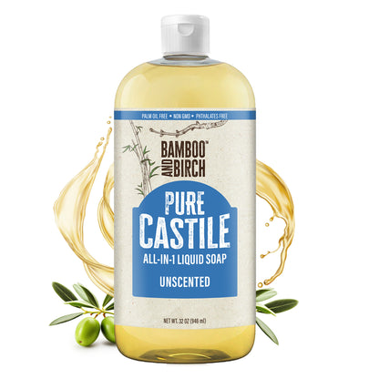 Pure Castile Soap, Classic Unscented